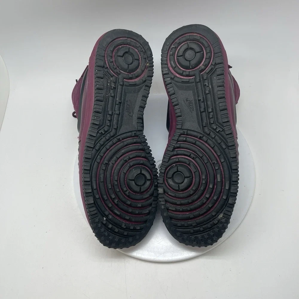 Nike Lunar Force 1 Duckboot 17 Bordeaux Mens 10.5 High Top Boots 916682-601